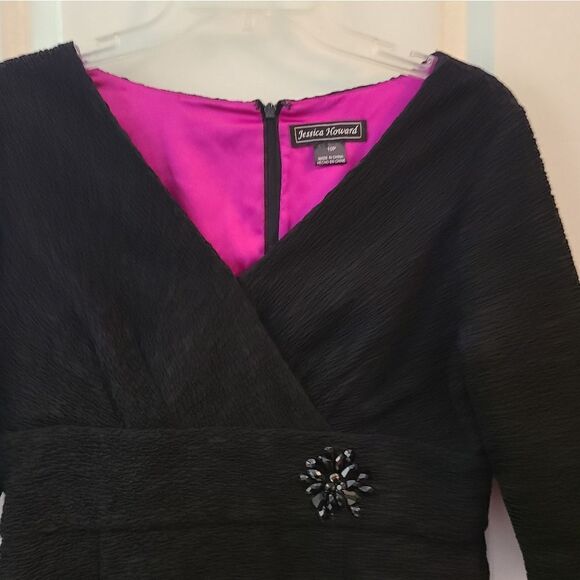 Jessica Howard Black Sheath Dress - Picture 4 of 10